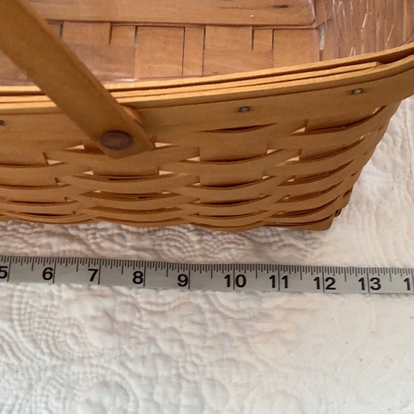 Longaberger 1999 Classic Lg Market Basket - Picture 8 of 10